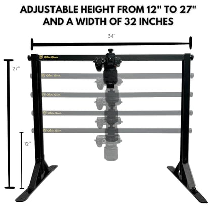 Glide Gear OH100 Professional Metal Overhead Table Top Mount Stand Photography Studio DSLR Video Camera iPhone Top Down Platform - size: OH 100