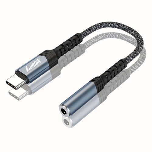USB C to 3.5mm Headphone Jack Adapter,USB C to Aux Audio Dongle Cable Cord Compatible with iPhone16/15 Plus/Pro/Pro Max,Samsung Galaxy S25/S24/S23/S22/S21/note10/20 Ultra,iPad Pro/Mini,MacBook - style: 1 Pack Adapter