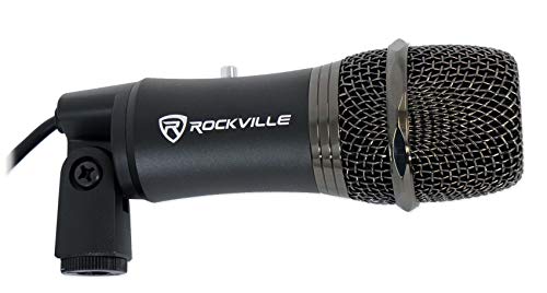 Rockville Z-Stream USB Computer Microphone Podcast Mic+Audio Technica Boom Arm