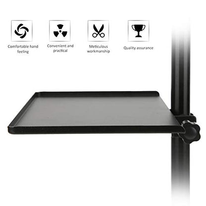 Microphone Stand Tray, Multifunctional Alloy Microphone Stand Phone Holder, for Live Broadcast Chat Room