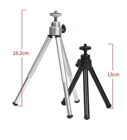 REFLEX CAMERA Lightweight Extendable Mini Tripod 5.9-7.9in – Aluminum Desktop Table Stand for Smartphone, GoPro, Webcam – Portable, Adjustable, Stable Video & Photo Shooting