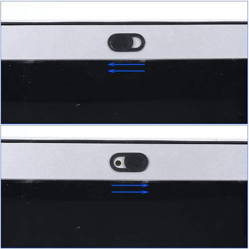 Webcam Cover (50 Pack), 0.03 inch Ultra Thin Laptop Camera Cover Slide for Laptop/Cell Phone/Pad/PC/Tablet Accessories, Protect Your Privacy and Security, Strong Adhesive (Black)
