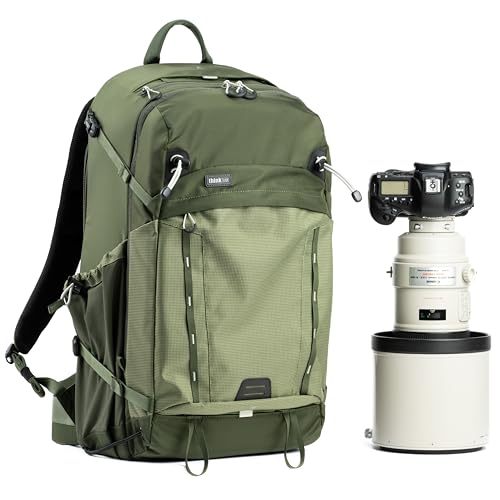 Think Tank BackLight 36L Camera Daypack Backpack for DSLR, Mirrorless, Photography and Video - Montane Green - color: Montane Green, size: 36 Liters