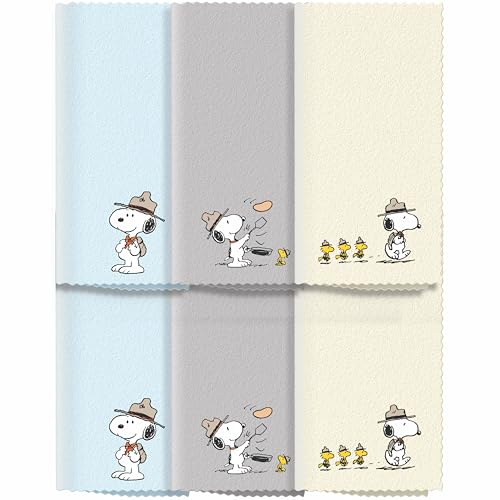 Microfiber Cloth & Glasses Wipes (6 Pack) Lens & Glasses Cleaning Cloth - Eye Glass Clean Cloths - Eyeglass Cleaning Cloths - Camera Lenses & Gadget Delicate Screens - Snoopy - size: 6 Pack