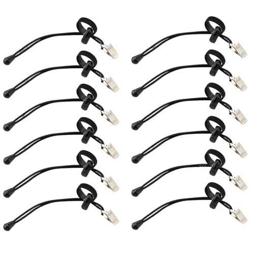Backdrop Clips Holder Background Clamps Stand Photography Cloth Curtain Clips Adjustable Elastic for Photo Video Studio 12pcs