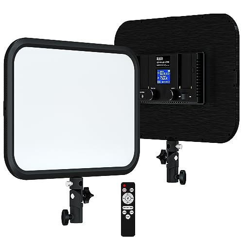 LED Video Light Panel, 45W LED Video Light Studio Photography Lighting, Super Slim Light Panel, Bi-Color Light 3200K–7500K, 8 Scene Lighting Effects