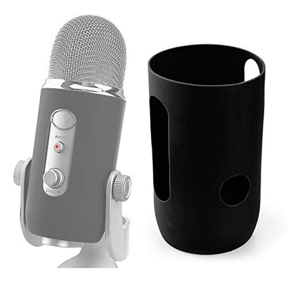 YOUSHARES Blue Yeti Protector - Full Protection Silicon Cover for Yeti & Yeti Pro Microphone (Blackout) - color: black