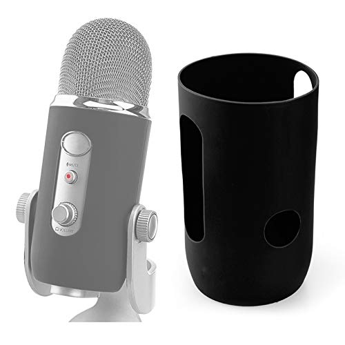 YOUSHARES Blue Yeti Protector - Full Protection Silicon Cover for Yeti & Yeti Pro Microphone (Blackout) - color: black