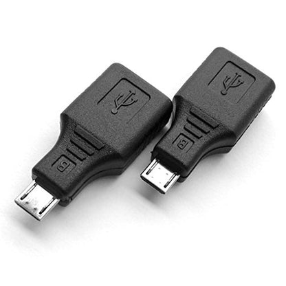 Posdou USB 2.0 Micro USB Male to USB Female OTG Adapter (2 Pack)