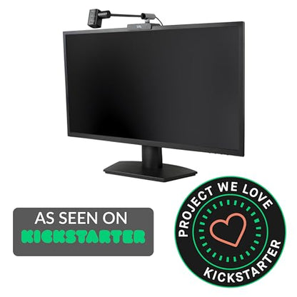 CA Essential Webcam Flex (WC-Flex) – Multi-function HD webcam with three mounting positions, Center View for better eye contact, Table View for desktop sharing and Traditional View on top of a monitor