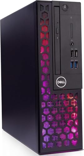 Dell Optiplex Computer PC w/RGB Lighting | Windows 11 Pro | Ultra Fast Intel i5-8500 | 16GB RAM + 1TB SSD | 5G WiFi + BT (Renewed) (PC Desktop) - style: Office Desktop
