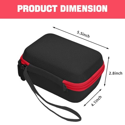 Camera Case for Olympus Tough TG-7 / OM System TG-6 / TG-5 / TG-4 Waterproof Digital Camera - Blackred (CASE ONLY) - color: Blackred