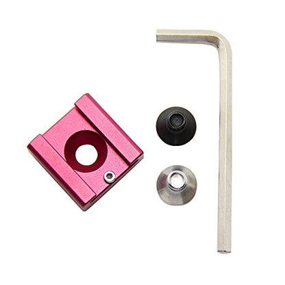 CAMVATE Cold Shoe Mount with 1/4''-20 Hole for Camera Flash Microphone Accessories(Red) - 1367 - style: 1Piece,Red
