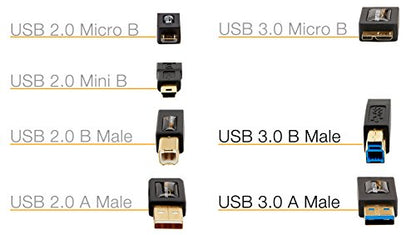 Amazon Basics USB-A to USB-B 3.0 Cable, 4.8Gbps High-Speed with Gold-Plated Plugs, 6 Foot, Black (Pack of 2) - size: 6 Feet (Pack of 2)