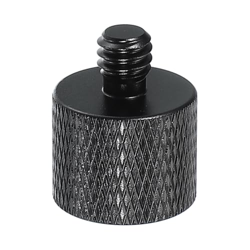 PATIKIL Tripod Screw Adapter 1/4" Female to 1/4" Male, Tripod Nut Connectors Camera Mount Screw Camera Double Head Converter for Microphone Holder Magic Arms Accessories - size: 1/4" to 1/4"