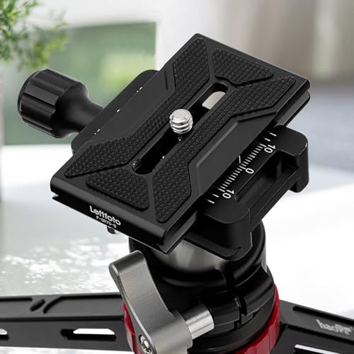 Leftfoto 70mm Universal Metal Camera Quick Release Plate Fits Arca Swiss Clamp for DSLR Camera Tripod Ballhead - size: 70mm