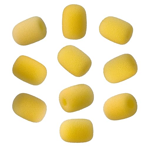 Foam Cover Windscreen Replacement for Countryman B3,DPA, and Point-Source Ear-hook Headset Microphones,5mm Inner Circular,Hole Ear-hook Headset Microphones