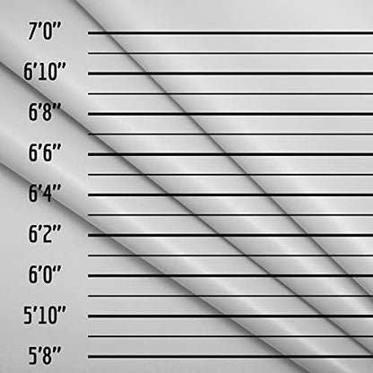 5x7ft Police Lineup Photography Backdrop Black line Mugshot Decor Photo Background for Party Banner Children Game Vinyl Studio Prop - size: 5'X7'