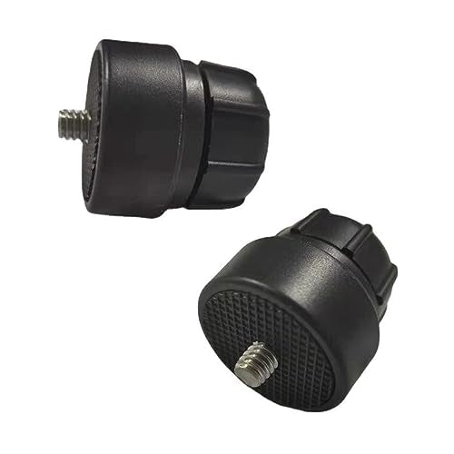 3 Pack 1/4 Screw to 17mm Ball Mount Base Mount Stand Interface Socket Joint for Tripod DV Camera Car Monitor GPS Phone Holder Clip Ring Light Hose Bracket Webcam