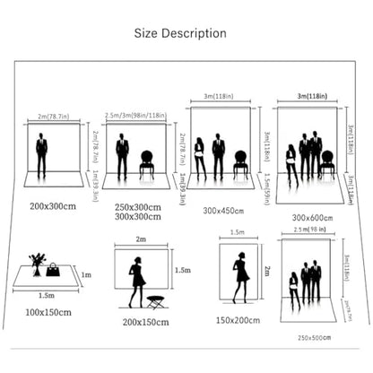 Black Backdrop for Photography Durable Fabric Background Photo Backdrop Video Photography Studio (5x7ft, Black) - color: Black, size: 5x7ft