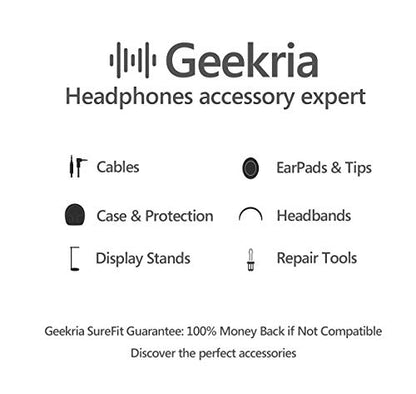GEEKRIA 4.4mm Male to (1/8'') 3.5mm/2.5mm Balanced Female Headphones Adapter, Aluminum Alloy Conversion Audio Plug, Gold Plated (2 Pack) - size: 5 cm X 0.92