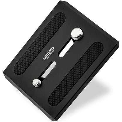 Leftfoto Tripod Camera Quick Release Plate for Sachtler Fluid Heads (aktiv12T、aktiv14T、DV12、Video 15、 Video 18、Video 20、Video 25 Plus、Video 18DDutch Series) Replace Touch & Go Plate S
