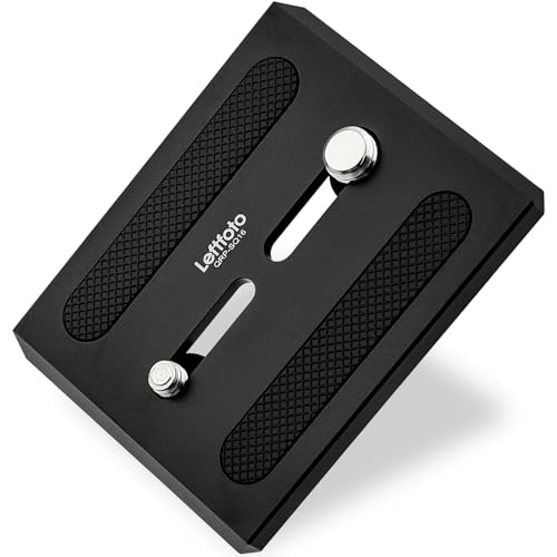 Leftfoto Tripod Camera Quick Release Plate for Sachtler Fluid Heads (aktiv12T、aktiv14T、DV12、Video 15、 Video 18、Video 20、Video 25 Plus、Video 18DDutch Series) Replace Touch & Go Plate S