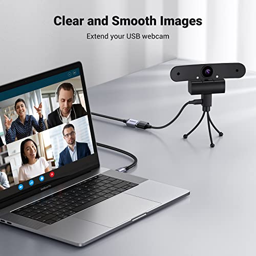 UGREEN 2 Pack USB Extension Cable, (6 FT+ 6 FT) USB Extender USB 3.0 Extension Cable Nylon Braided Compatible with Webcam, Camera, Phone, hub, Mouse, Keyboard, Printer, Hard Drive, Headset - size: 6 FT