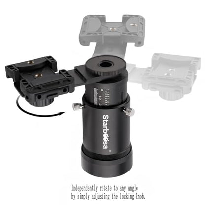 Extendable Scope Phone Adapter with Adjustable Eye Relief | Universal phone adapter; stable alignment; wide compatibility - size: Telescopic Adapter - 33~46mm L