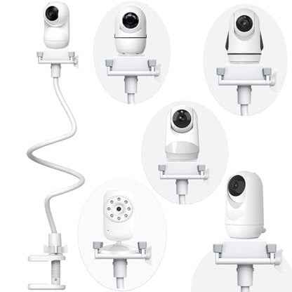 Baby Camera Monitor Mount Flexible Holder Stand Compatible with Momcozy,HelloBaby HB6550/HB65/HB66/HB6560/iFamily,Blemil,GoodBaby,OKAIDI,ANMEATE, Infant Optics Cameras and with 1/4" Baby Cameras Stand - size: 1 Count (Pack of 1)