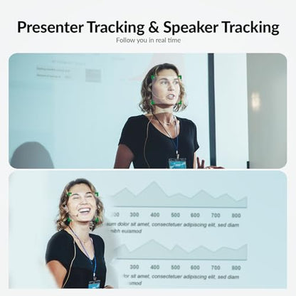 4K Conference Room Camera System with AI Auto Framing, Speaker & Presenter Tracking, Magnetic Privacy Cover, 120° Wide Angle, 5X Zoom, 4-Mic Array & Dual Speakers, USB for Teams, Zoom, Google Meet - size: 10