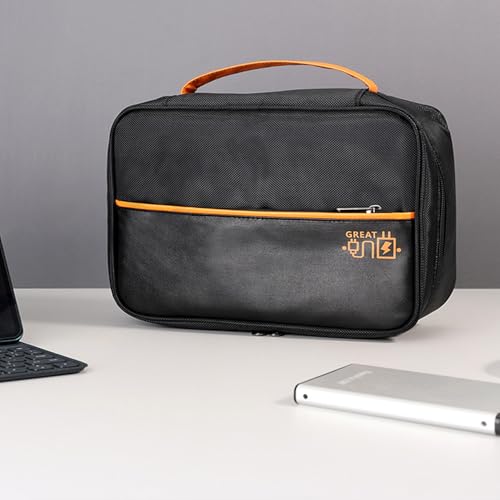 Organizer Bag Big Case Cable Electronic Devices Travel Pouch USB Charger Accessories Mouse Phone SD Power Bank Earphone - color: Wine Red