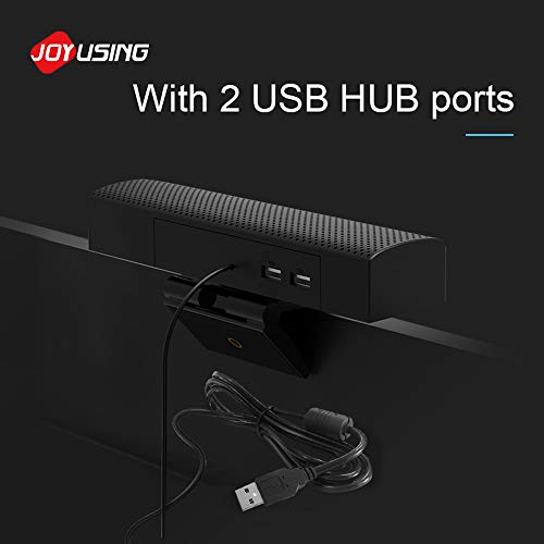 JOYUSING All-in-One Video and Audio Conferencing System 1080P HD Conference Webcam with Microphone and Speaker for Small Meeting Rooms Wide Angle (Black)