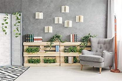 YongFoto 7x5ft Living Room Backdrop Office Background Green Plants Sofa Zoom Meeting Background Video Conferencing Backdrop Modern Office Decor Banner