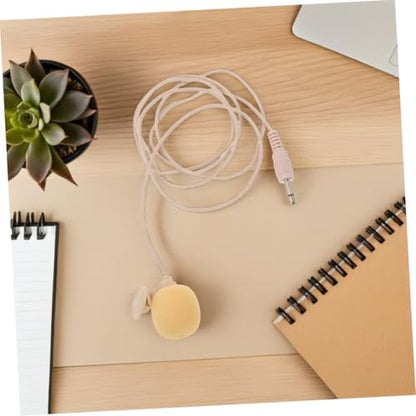 SUPVOX Mini Lavalier Condenser Microphone with Plug Portable Clip Mic for Interviews Vlogging and Meetings Noise Reduction for Audio Recording