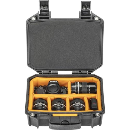 Pelican Vault V100 Hard Case (Camera, Pistol, Gear, Equipment) - color: Black, style: Padded Dividers