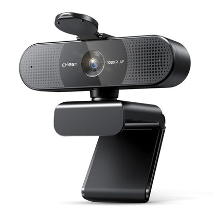 EMEET 2024 Upgraded C960 Webcam for PC, Autofocus, 1080P HD, 73° View Angle, Computer Camera w/Privacy Cover and Microphone, Plug and Play USB Webcam for Video Calling/Zoom/Teams/Google Meet - style: 1080P AF