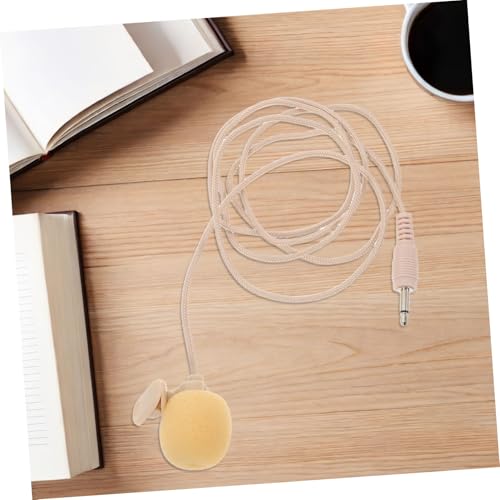 Mini Microphone for Laptop: Condenser Clip On Mic for Vlogging Video Recording Meeting Portable PC Phone Tablet Lapel Microphone