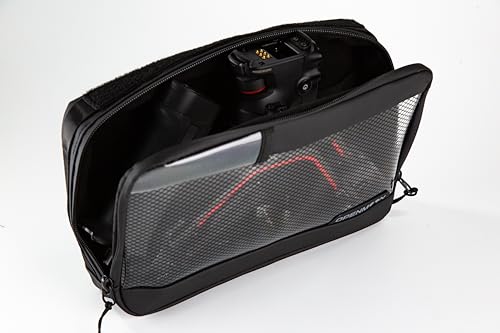 OPENMOON Translucent Storage Electronics & Camera Accessories Pouch - Cable Organizer Gear Accessories Pouch Travel Camera Essentials - M Thick Version