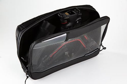 OPENMOON Translucent Storage Electronics & Camera Accessories Pouch - Cable Organizer Gear Accessories Pouch Travel Camera Essentials - M Thick Version