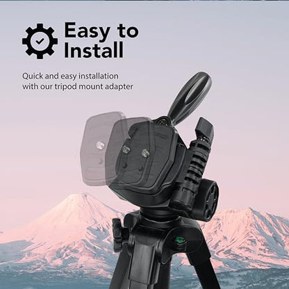Foto&Tech 2 Pieces 44mm Tripod Quick Release Plate, Camera Adapter for Tripod with 1/4"-20 Screw Replacement for DSLR Cameras Smartphones Camcorders Compatible with Vista and Other Tripods - size: 44mm