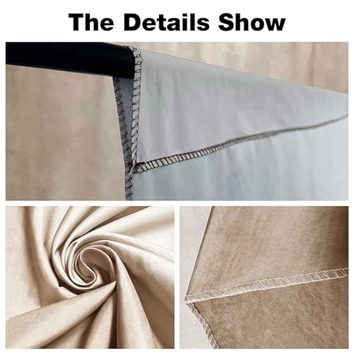 Photo Backdrop Beige Abstract Professional Backgrounds Portrait Photography Props Booth Backgrounds Photography Studio (6x9 ft.) Baby Shower Maternity Shoot Scene - color: Beige, size: 6x9ft