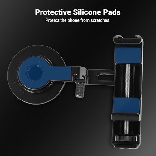 NEEWER Phone Holder with 17mm Phone Adapter & 17–37/58mm Filter Ring, Universal Adjustable Phone Tripod Mount Accessories Compatible with iPhone 17 Pro Max 16 S25 Ultra, PA047 PRO - style: PA047 PRO