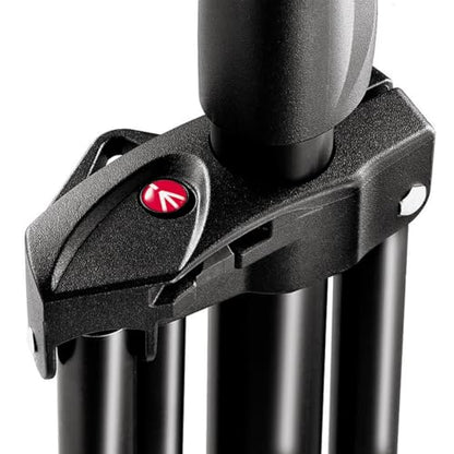 Manfrotto 1004BAC 144-Inch Air Cushioned Aluminum Master Light Stand with 4 Sections and 3 Risers, 3-Pack (Black)
