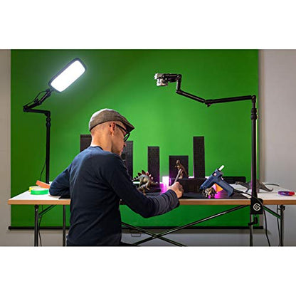 Elgato Master Mount L, Extendable Desk Clamp Pole | Extends 55cm to 125cm, 1/4-inch thread, Steel ball head, Rubber twist locks, Core of Multi Mount rigging system - style: Master Mount