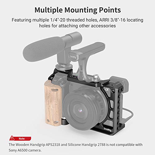 SMALLRIG Camera A6400 A6100 Cage for Sony A6400 A6100 Camera - CCS2310 | Multiple mounting interfaces for accessories