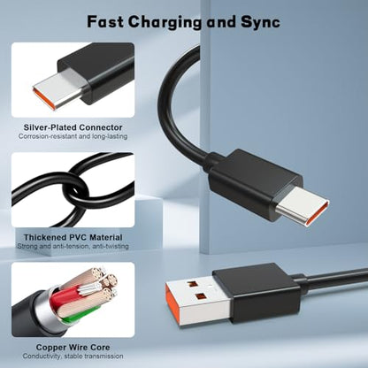 USB C Charging Charger Cable Data Sync Cord Compatible with Gopro Hero 13 Hero 12 Hero 11/10/ 9/8/ 7/6/ Hero 5 Session, MAX Camera, DJI Osmo Pocket, Action 3 Camera, 3.3FT