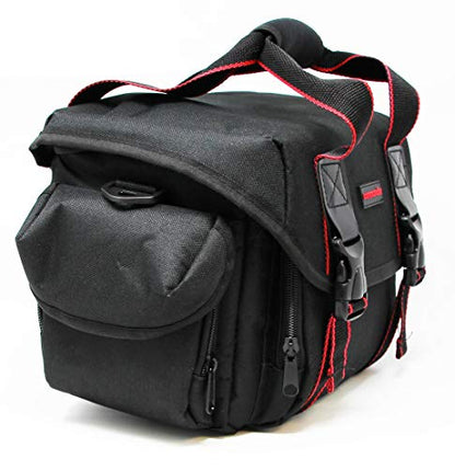 Commander Optics Medium/Large Camera Carrying Case for Nikon, Sony, Pentax, Olympus Panasonic, Samsung, and Canon Rebel DSLR 11 x 7 x 7 Inches Black Bag