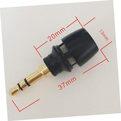 Hemoton Mini Portable Microphone for Mobile Phone and Laptop for Chatting and Streaming Compact Design Black