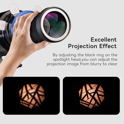 Bowens Mount Snoot Conical Photography, Studio Lighting Accessory Compatible with Aputure Storm 400X, Amaran 150c, 600x Pro, AD400, Godox SL60, Neewer LED Video Speedlite Light etc